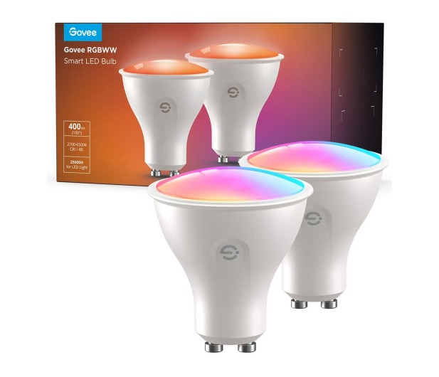 Govee Govee H600D GU10 Light bulb 2-pack Inteligentna żarówka RGBW - 1366283 - zdjęcie